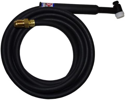 CK WORLDWIDE Standard Series Gas Cooled TIG Torch Flex Head, Black